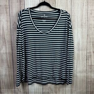 American Eagle Outfitters Soft & Sexy Striped Long Sleeve Top